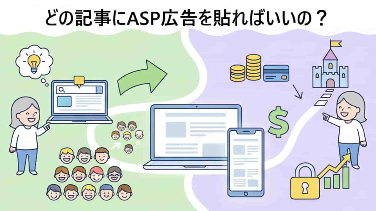 ブログで広告を貼る場所はどこ?集客記事と収益記事の違いを解説